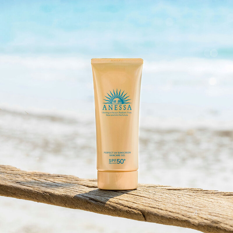 Anessa Perfect UV Sunscreen Skincare Gel N SPF50+ PA++++ 90g [Free All in one Beauty Compact SPF50+ PA+++ 10ml #Natural]