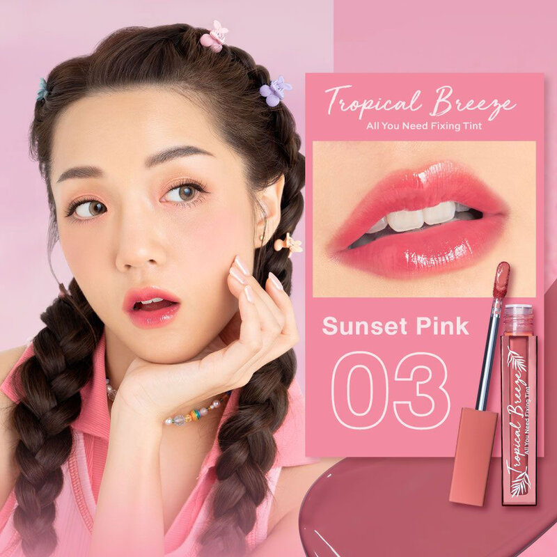 Cute Press Tropical Breeze All You Need Fixing Tint 2g #03 Sunset Pink