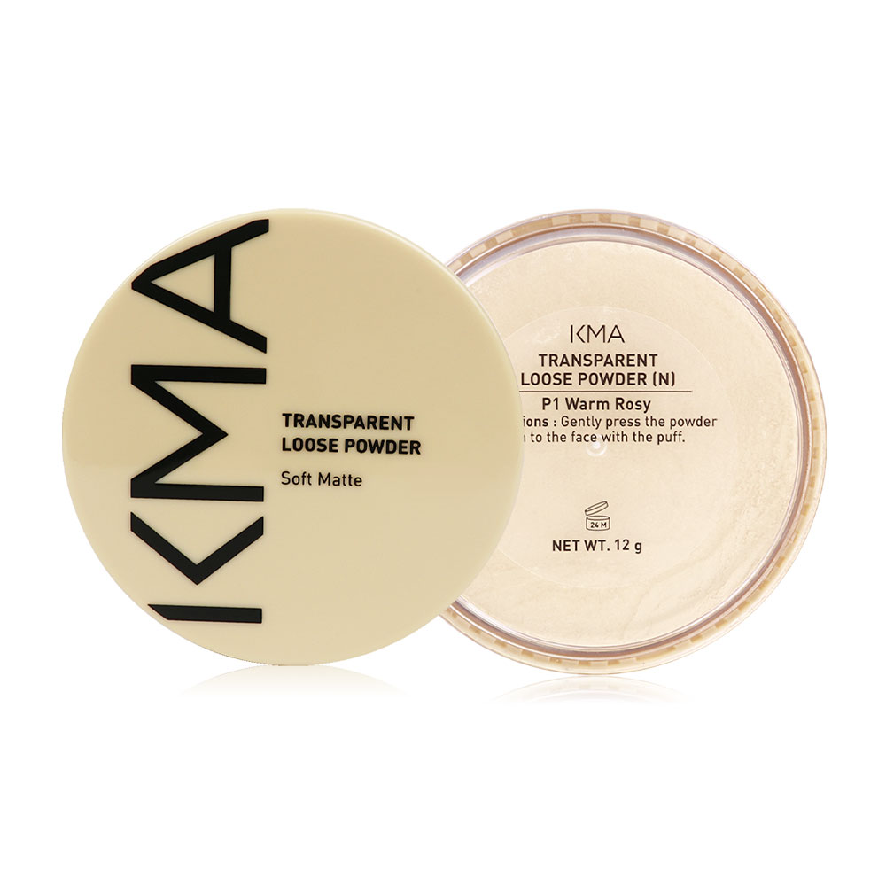 KMA Transparent Loose Powder 12g #P1 Warm Rosy
