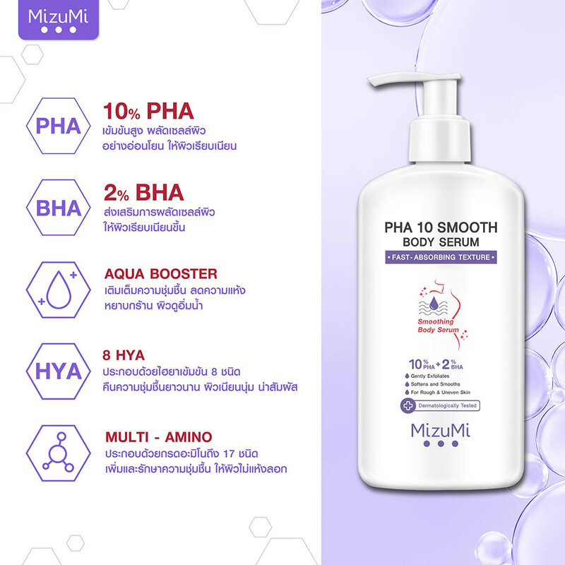 MizuMi PHA 10 Smooth Body Serum 250g