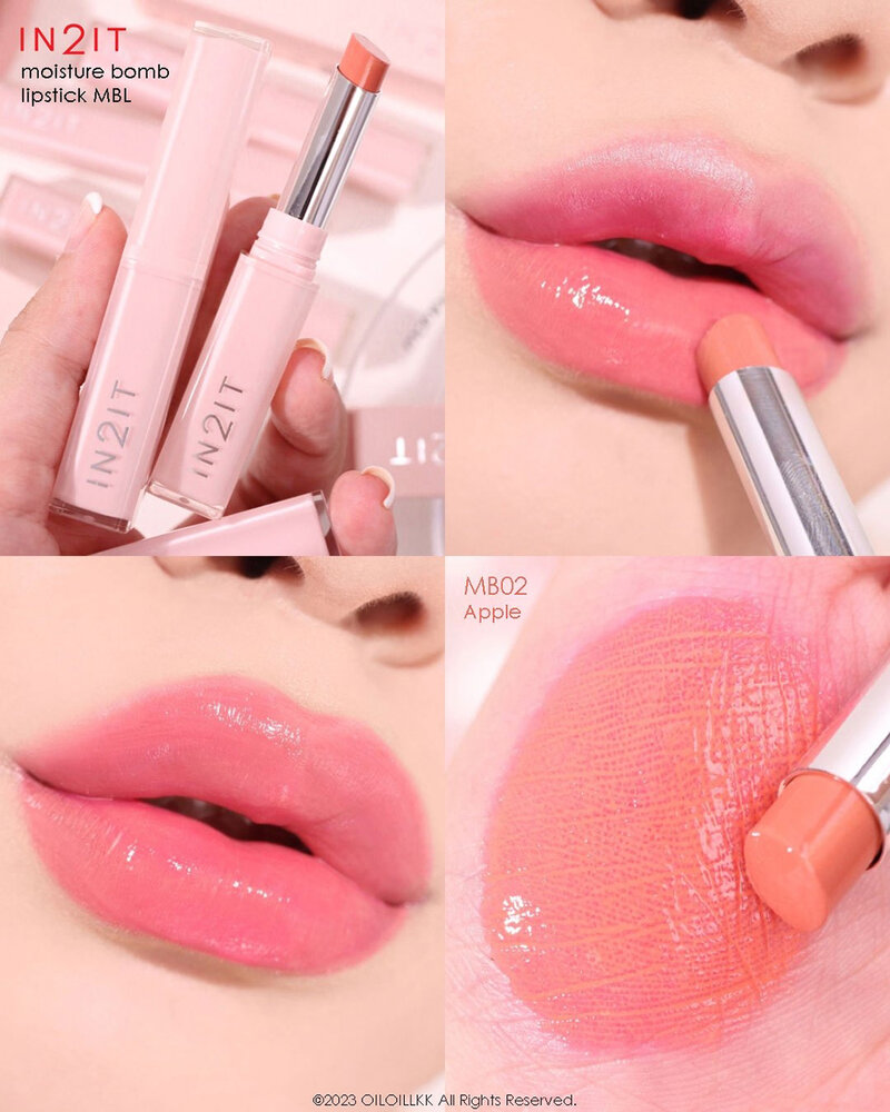 In2It Moisture Bomb Lipstick 1.8g #MBL02 Apple
