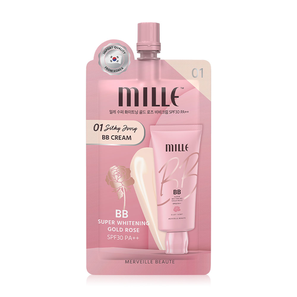 Mille Super White Gold Rose BB Cream SPF30/PA++ 6g #01