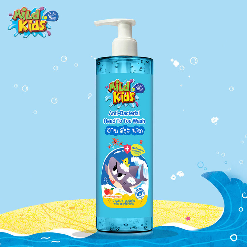Babi Mild Mild Kids Head To Toe Sparkling Sundae 480ml
