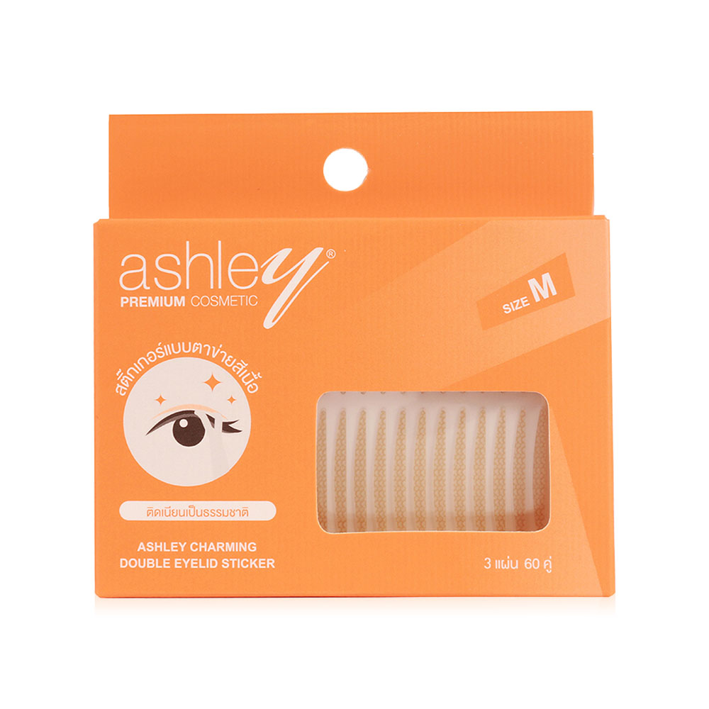 Ashley Charming Double Eyelid Sticker 60 Pairs #No.02 Size M