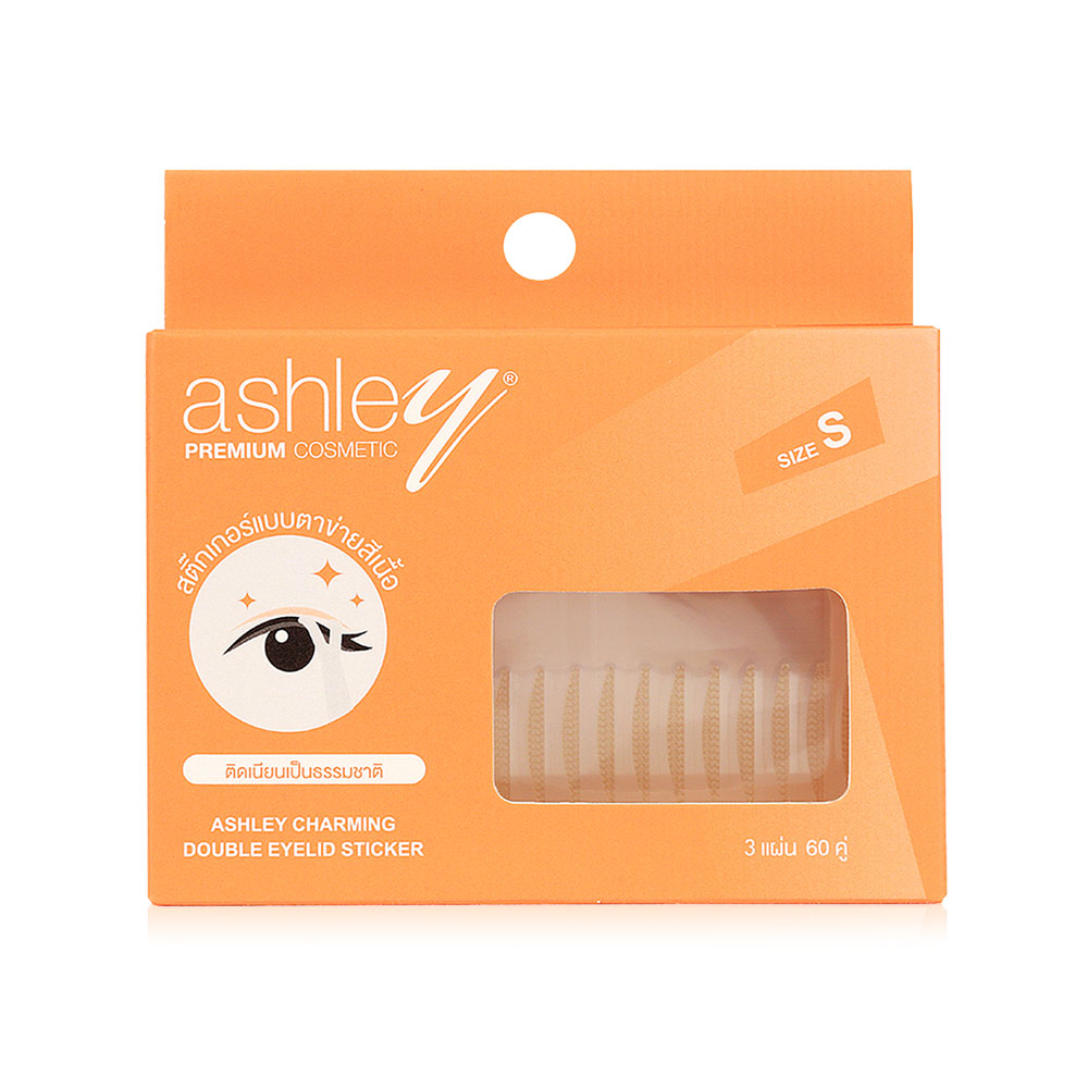 Ashley Charming Double Eyelid Sticker 60 Pairs #No.01 Size S