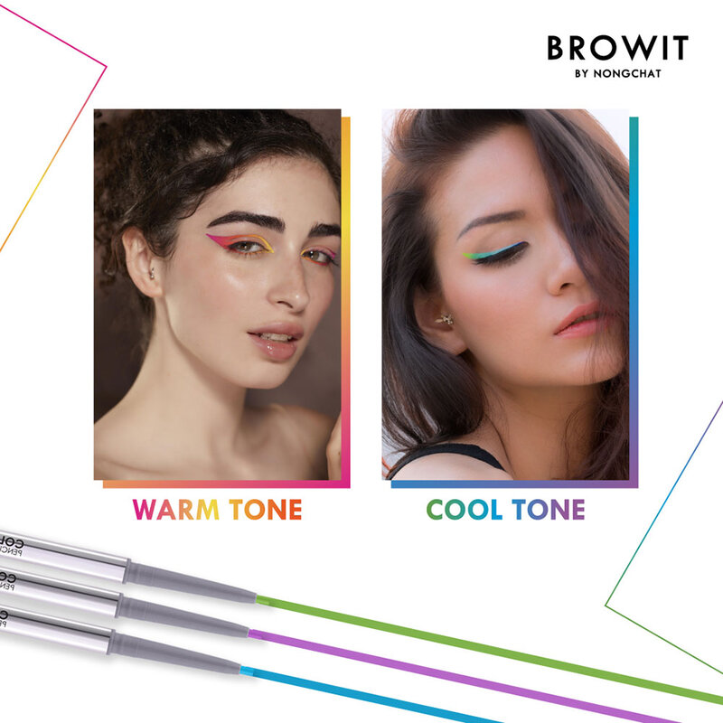 Browit Colorful Pencil Eyeliner [0.1g x 3pcs] #01 Cool Tone