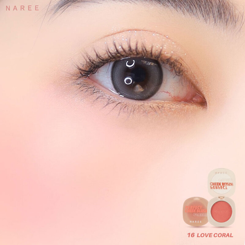 Naree Perfect Cheek Blush Cream 7g #16 Love Coral