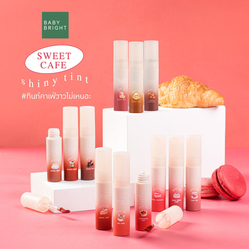 Baby Bright Sweet Cafe Shiny Tint 2.8g #03 Strawberry Tart
