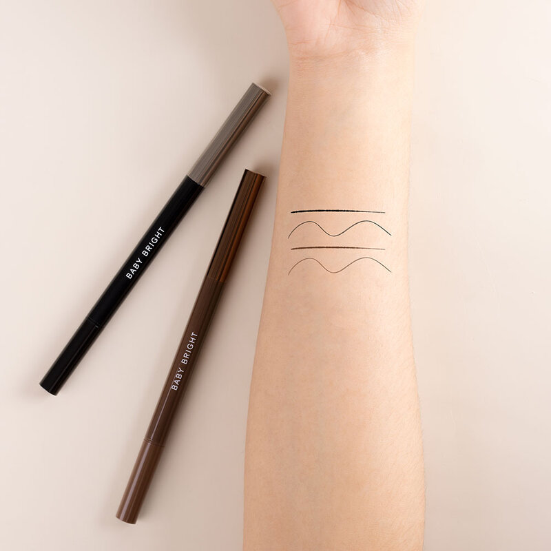 Baby Bright Up And Down Duo Eyeliner [0.1g+0.35g] #01 Midnight Black