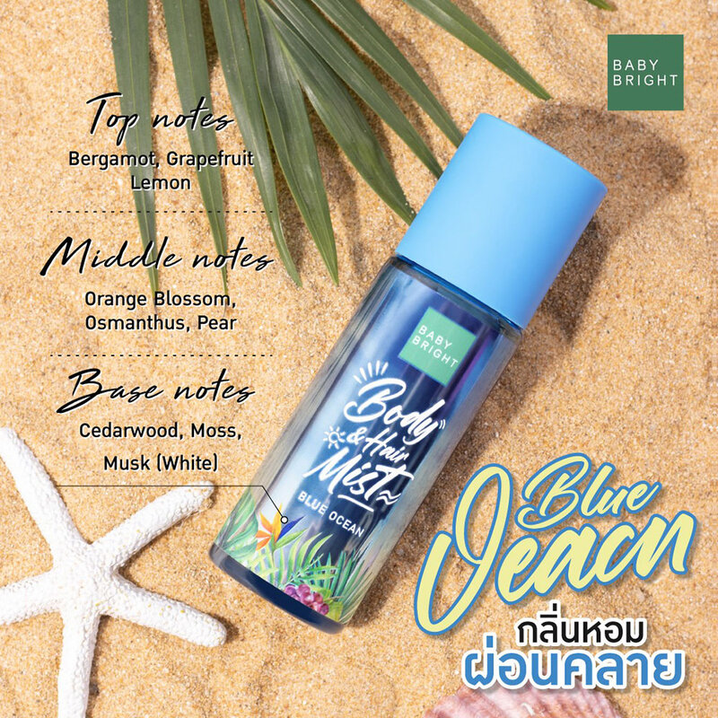 Baby Bright Blue Ocean Body & Hair Mist 50ml