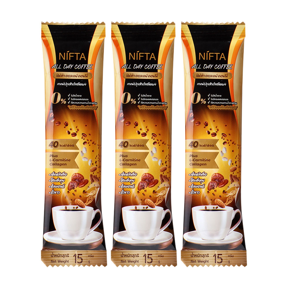 [Free Gift] Nifta All Day Coffee [15g x 3 Sachets]
