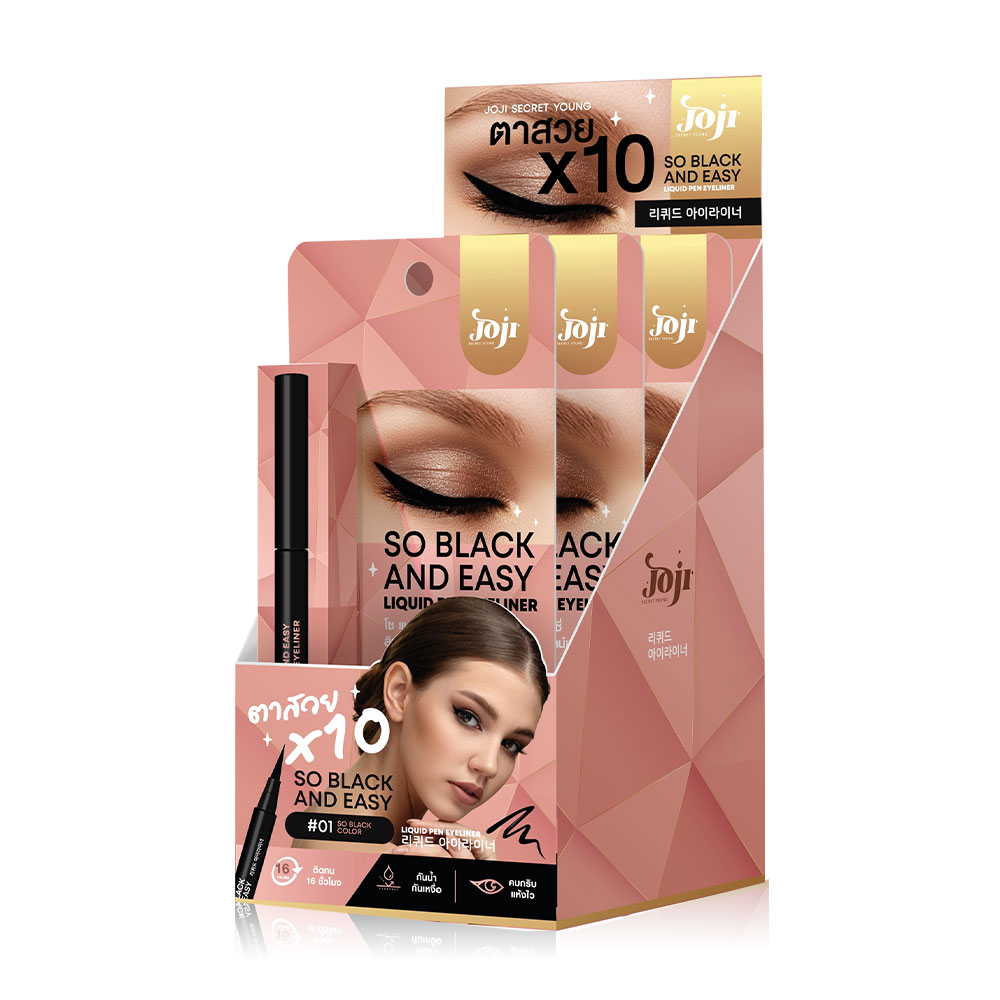 JOJI Secret Young So Black And Easy Liquid Pen Eyeliner 0.7g #01 Black