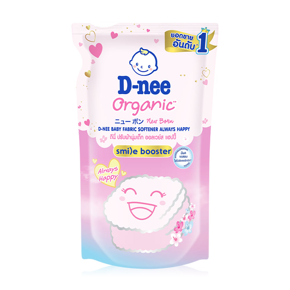 D-nee Baby Fabric Softener Organic Always Happy 550ml