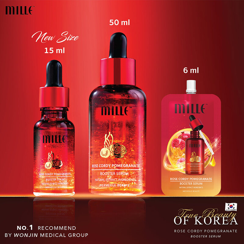 Mille Rose Cordy Pomegranate Booster Serum 15ml