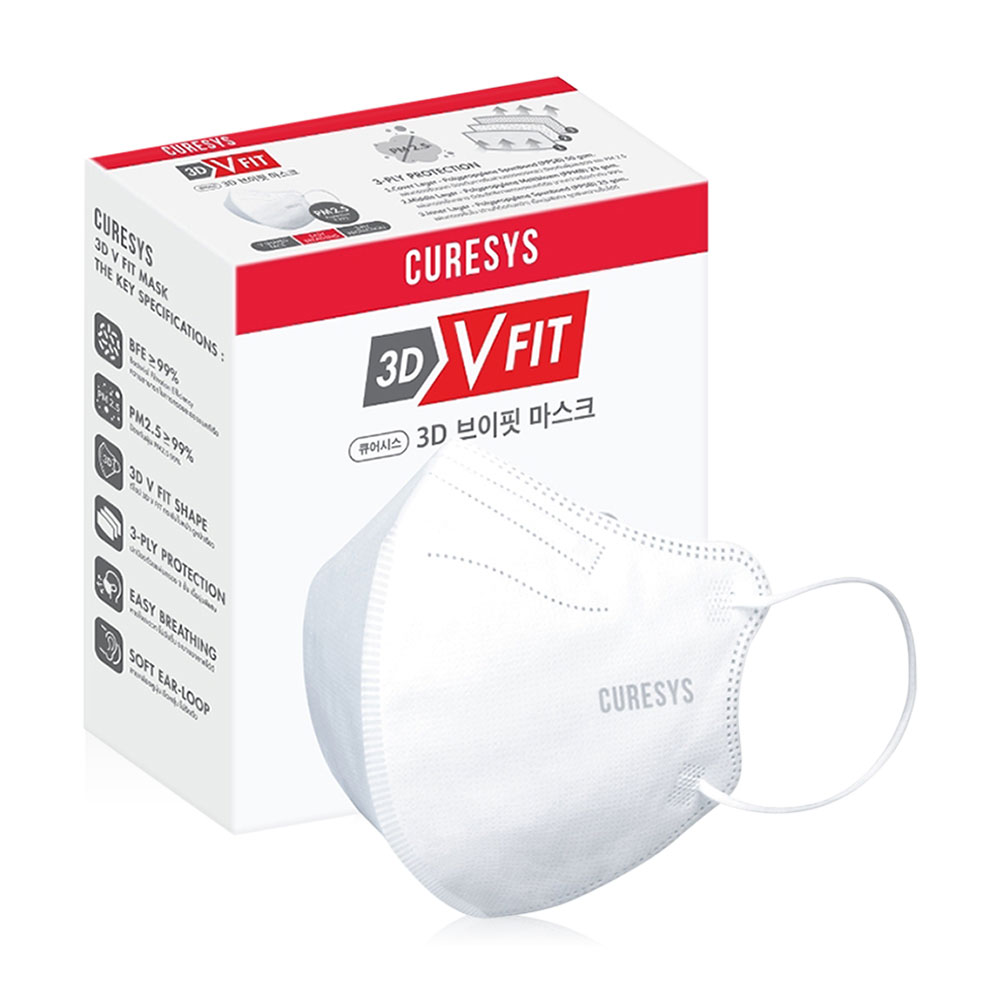 CURESYS 3D V Fit Mask 20pcs #White