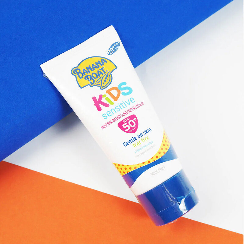 Banana Boat Kids Sensitive Mineral Based SunScreen Lotion SPF50+ PA++++ 90ml