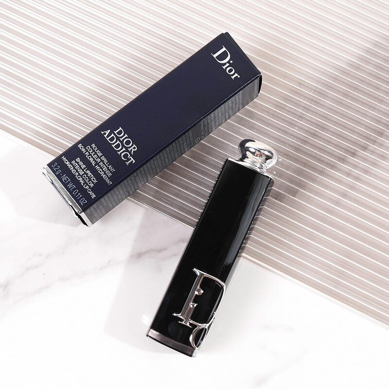 Dior Addict Shine Lipstick Intense Color Hydrating Floral Lip Care 3.2g #100 Nude Look