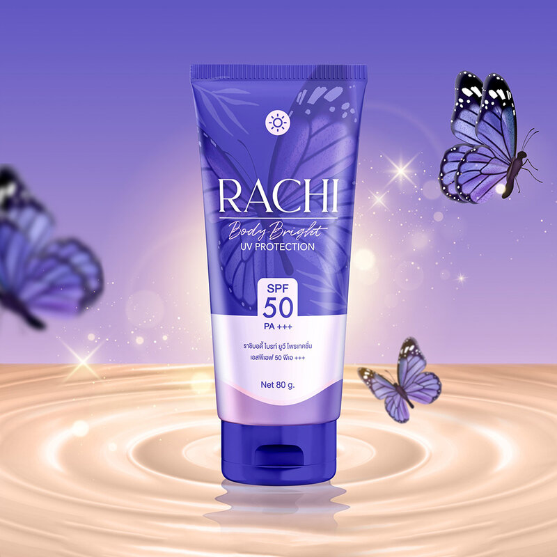 Rachi Body Bright UV Protection SPF50 PA+++ 80g