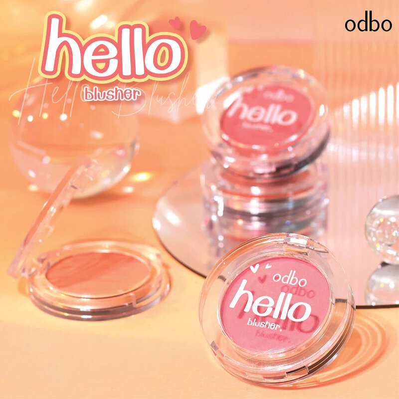 ODBO Hello Blusher 4g #Od1300-02 Peach