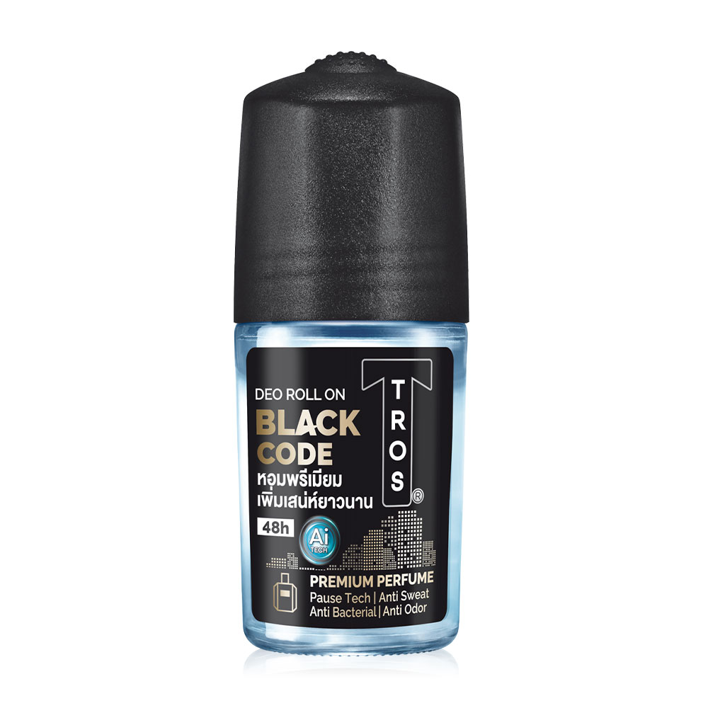 [Free Gift] TROS Deo Roll On Black Code 25ml