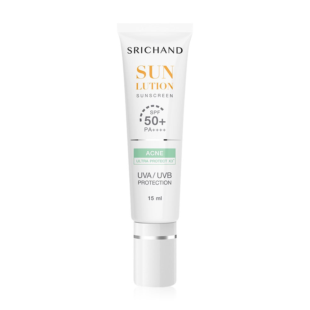 Srichand Sunlution Acne Care Sunscreen SPF50+/PA++++ 15ml