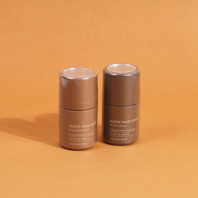 The Face Shop Quick Hair Puff 7g #02 Dark Brown