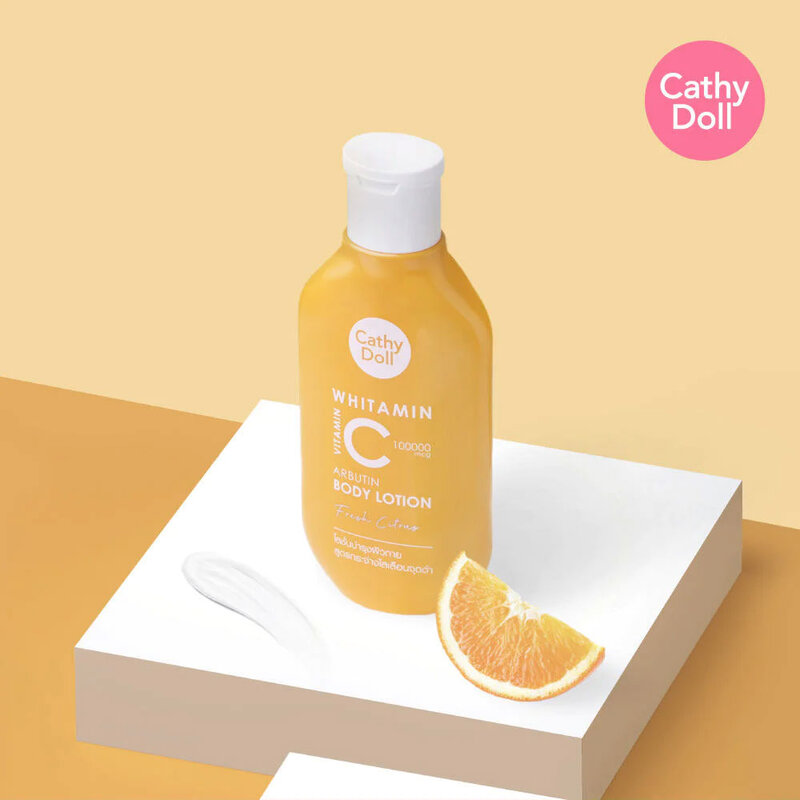 Cathy Doll Whitamin Vitamin C Arbutin Body Lotion Fresh Citrus 450ml