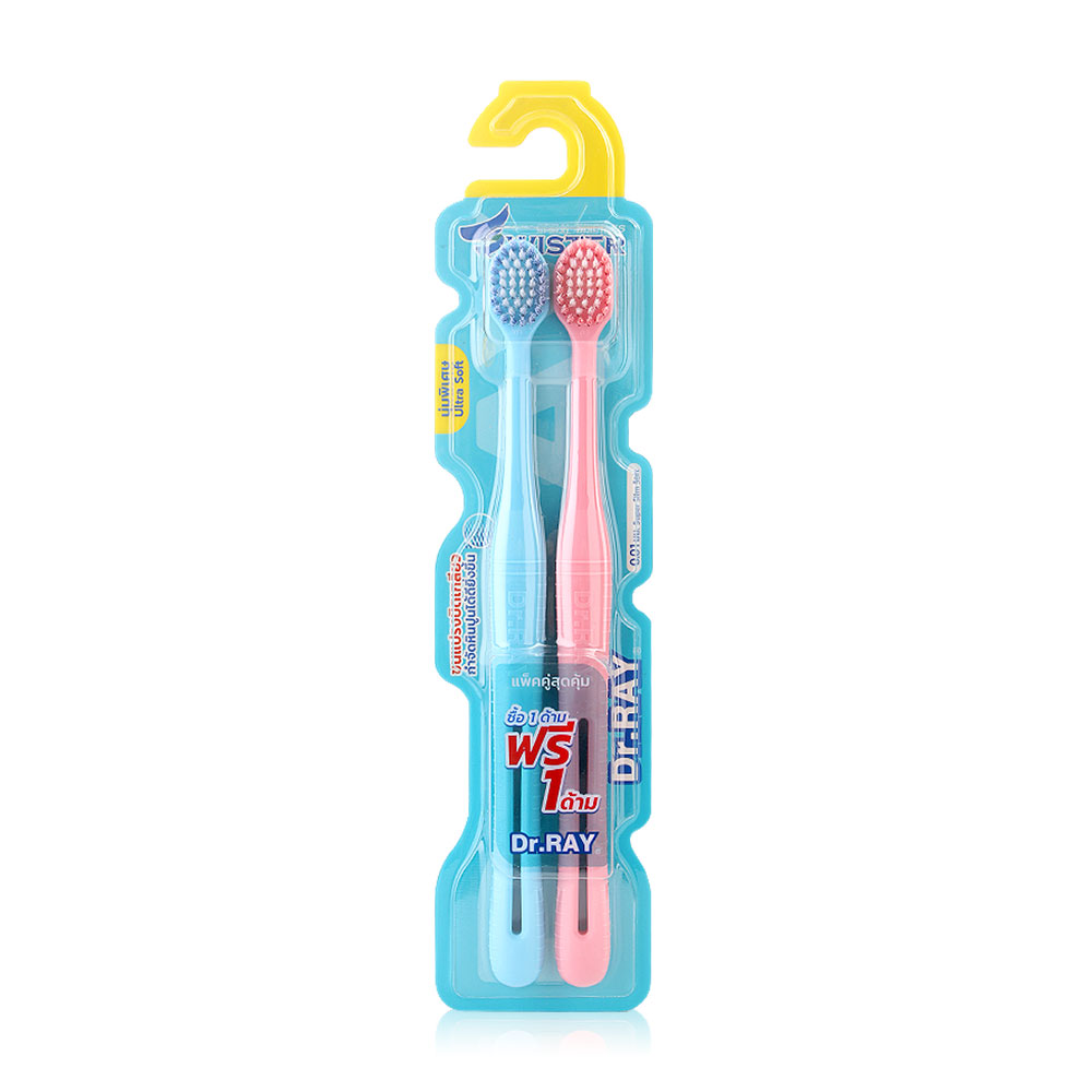 [ซื้อ 1 แถม 1] Dr.ray Twister Ultra Soft [D23-AT] Random Color 1 Pack