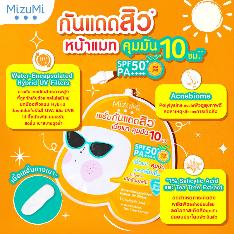 Mizumi UV Acne Matte Serum 6g