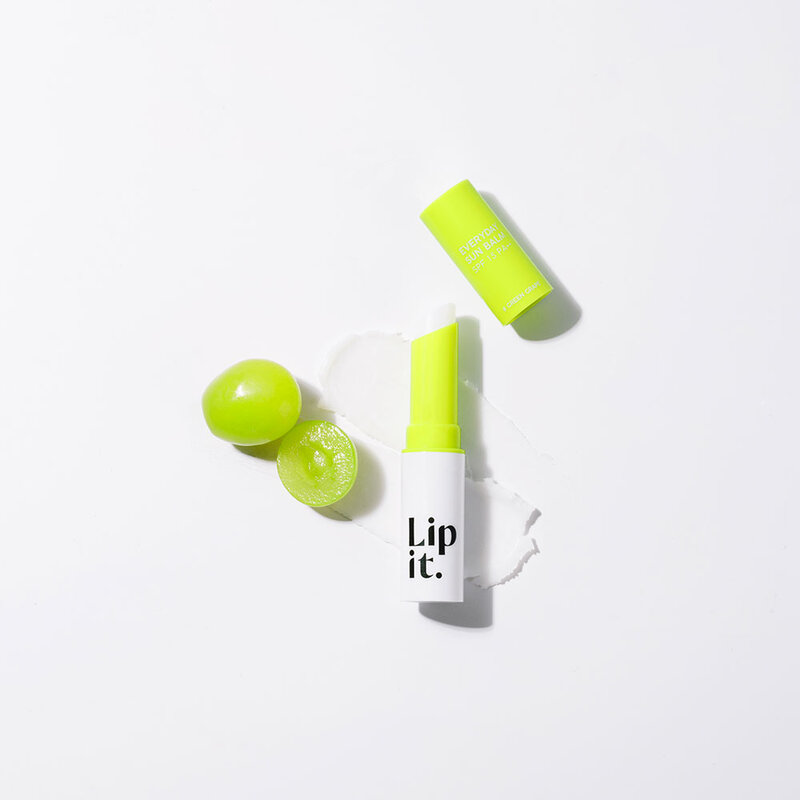 Lip It Everyday Sun Balm SPF15 PA++ 3g #Green Grape