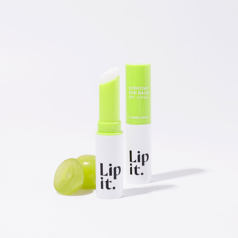 Lip It Everyday Sun Balm SPF15 PA++ 3g #Green Grape