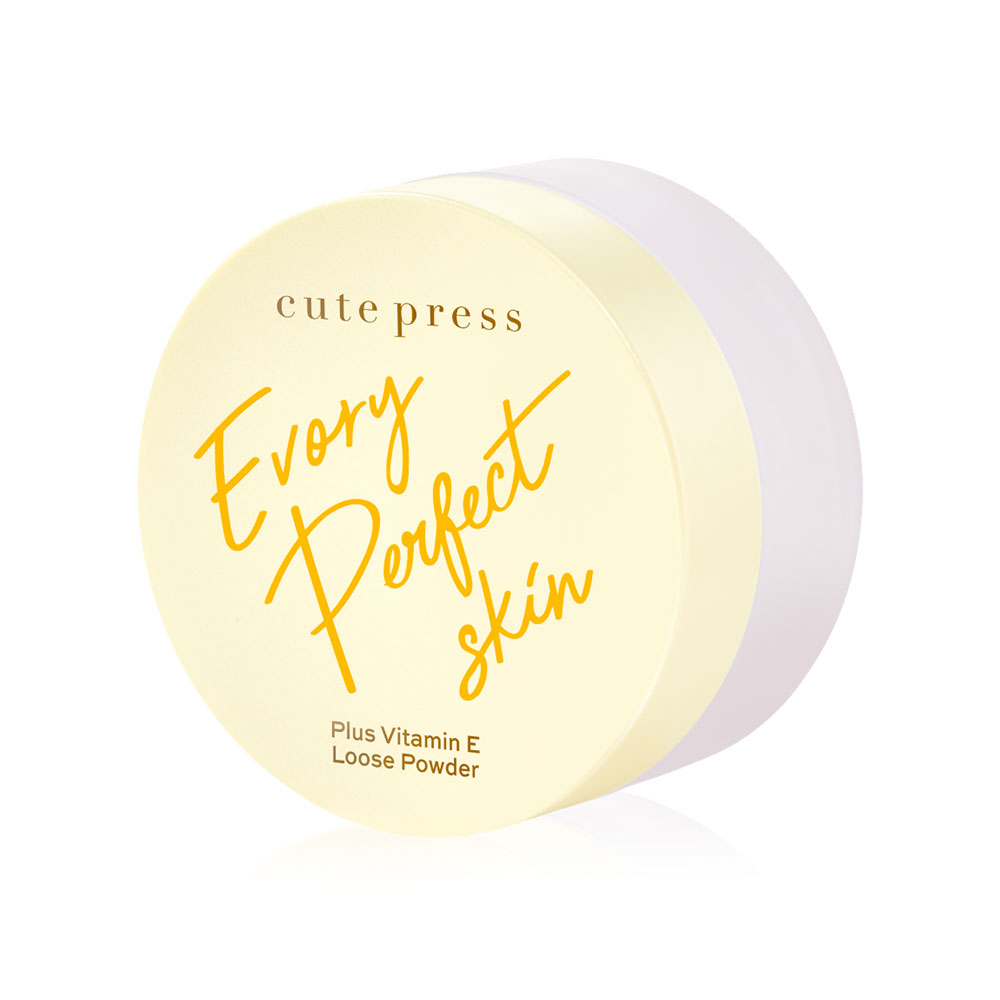 Cute Press Evory Perfect Skin Plus Vitamin E Loose Powder [New Package] 30g #N