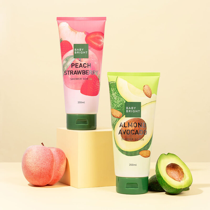 Baby Bright Almond Avocado Shower Scrub 350ml
