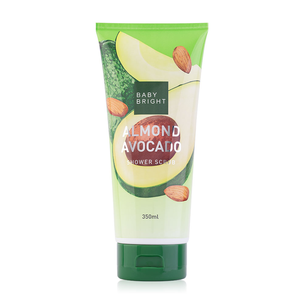 Baby Bright Almond Avocado Shower Scrub 350ml