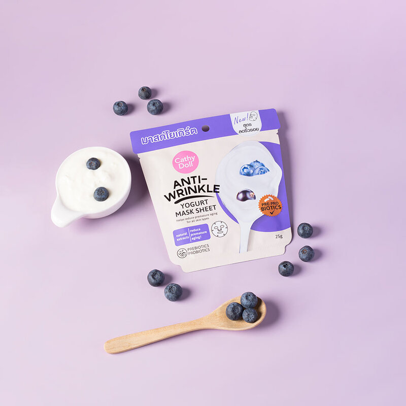 Cathy Doll Anti-Wrinkle Yogurt Mask Sheet 25g