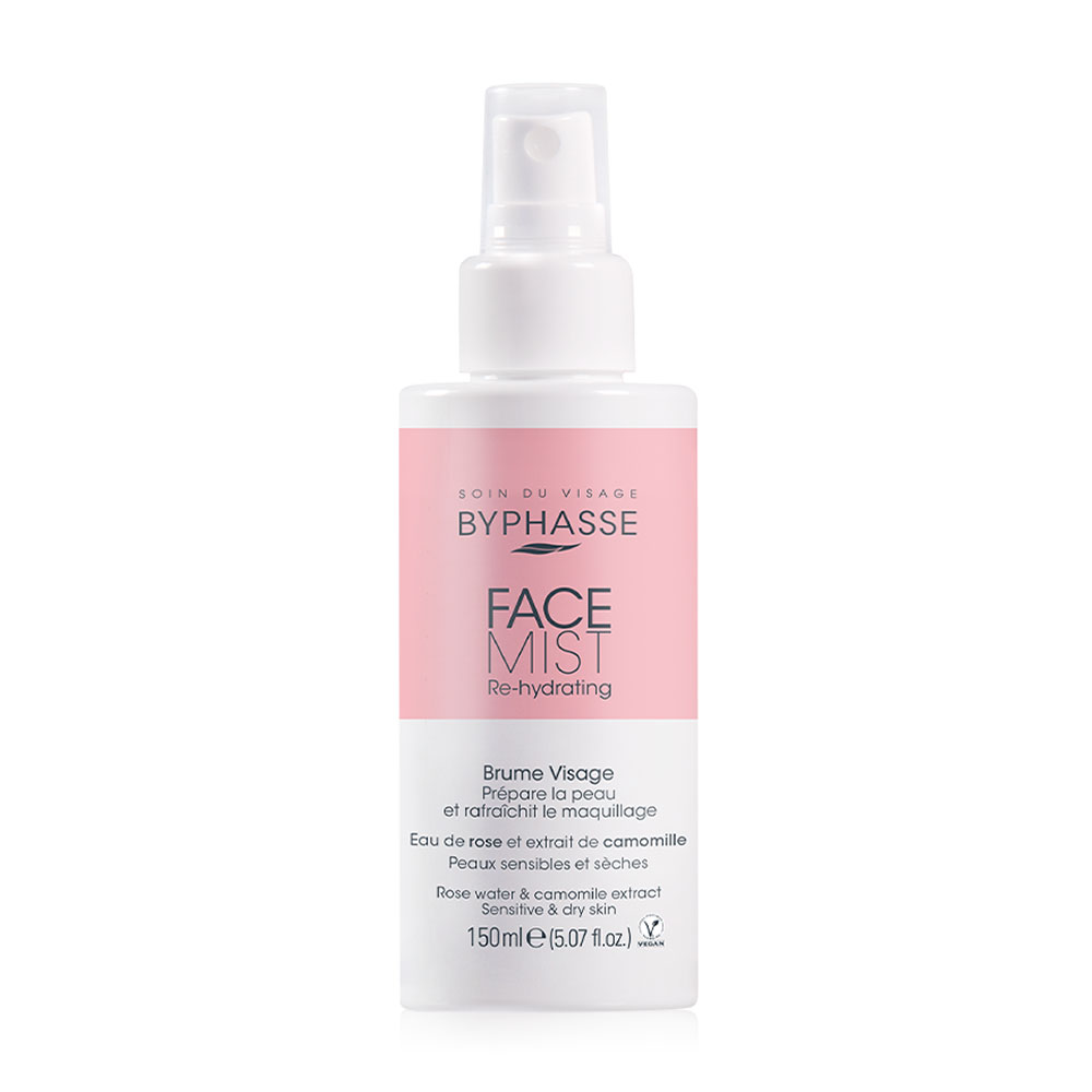 BYPHASSE Face Mist Re-Hydrating Sensitive & Dry Skin 150ml