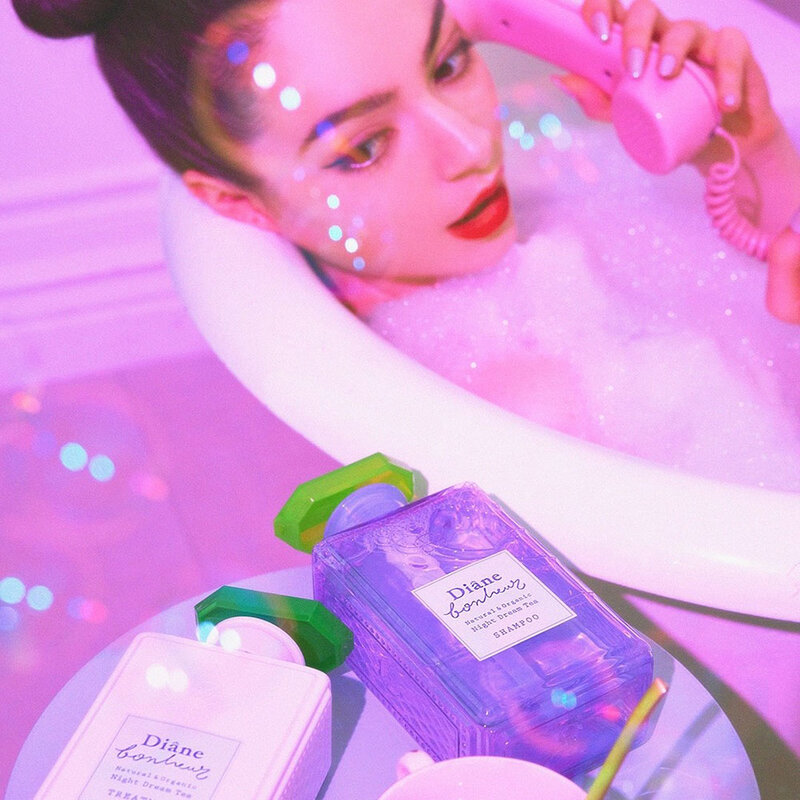 Moist Diane Bonheur Night Dream Tea Shampoo 500ml ( สินค้าหมดอายุ : 2026.02.09 ) 