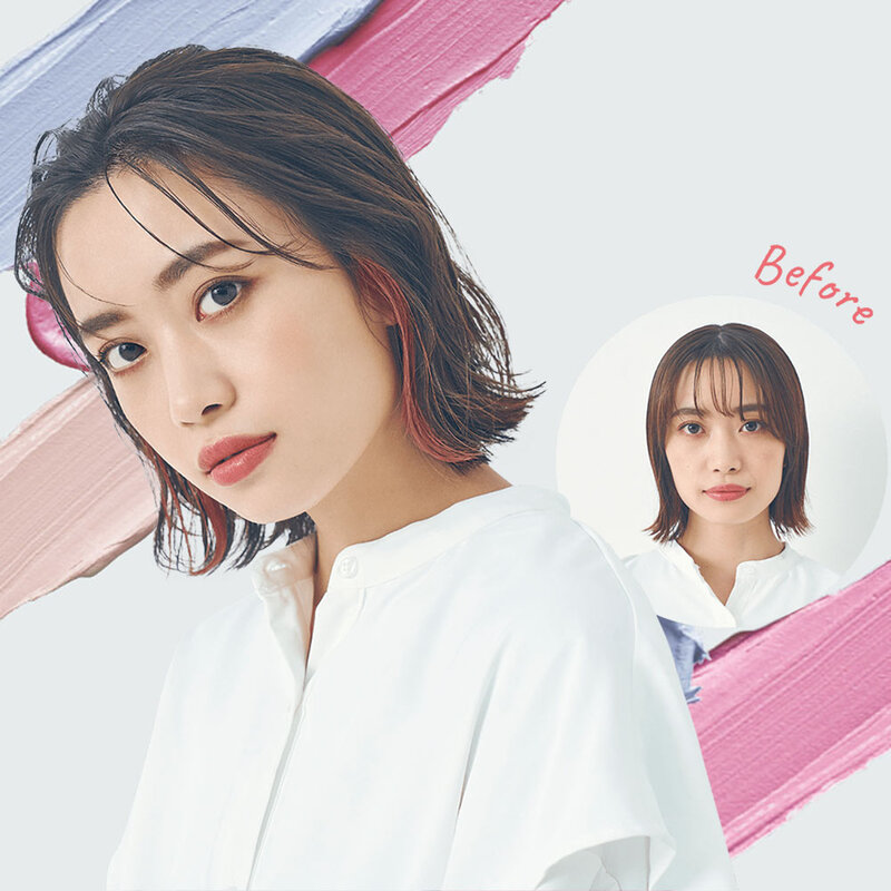 LUCIDO-L Inner Color Treatment 80g #Pink ( สินค้าหมดอายุ : 2025.07.14 ) 