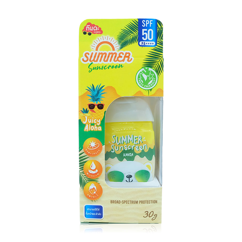 Kanda Summer Sunscreen Juicy Aloha SPF50/PA++++ 30g