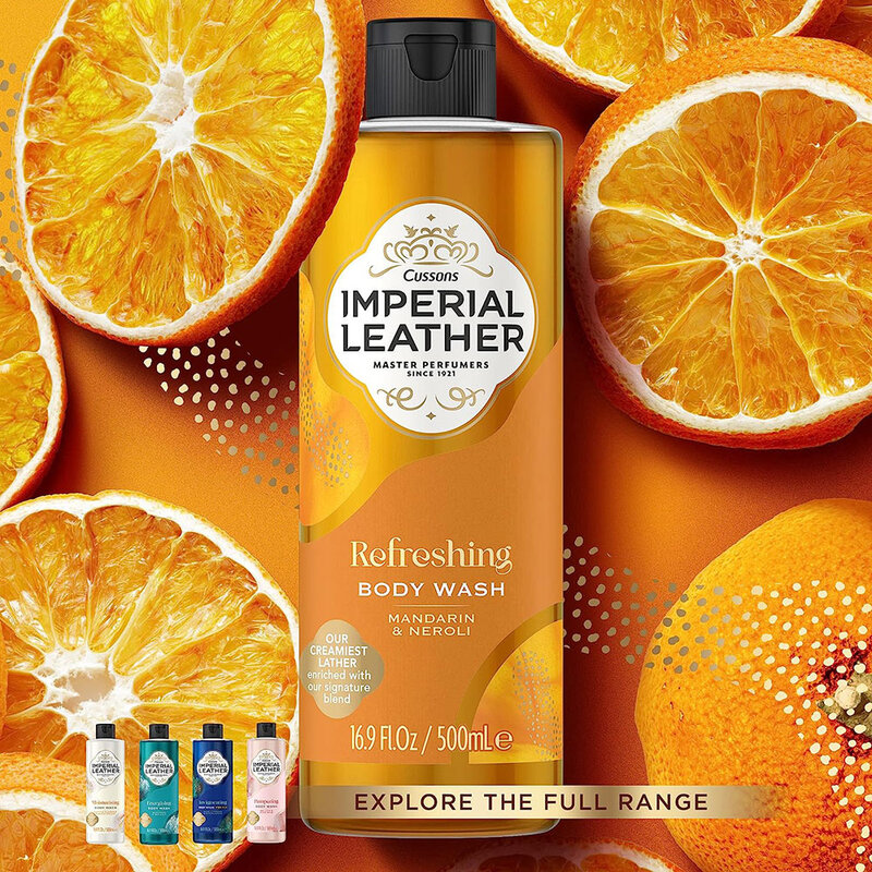 Cussons Imperial Leather Refreshing Body Wash Mandarin & Neroli 500ml
