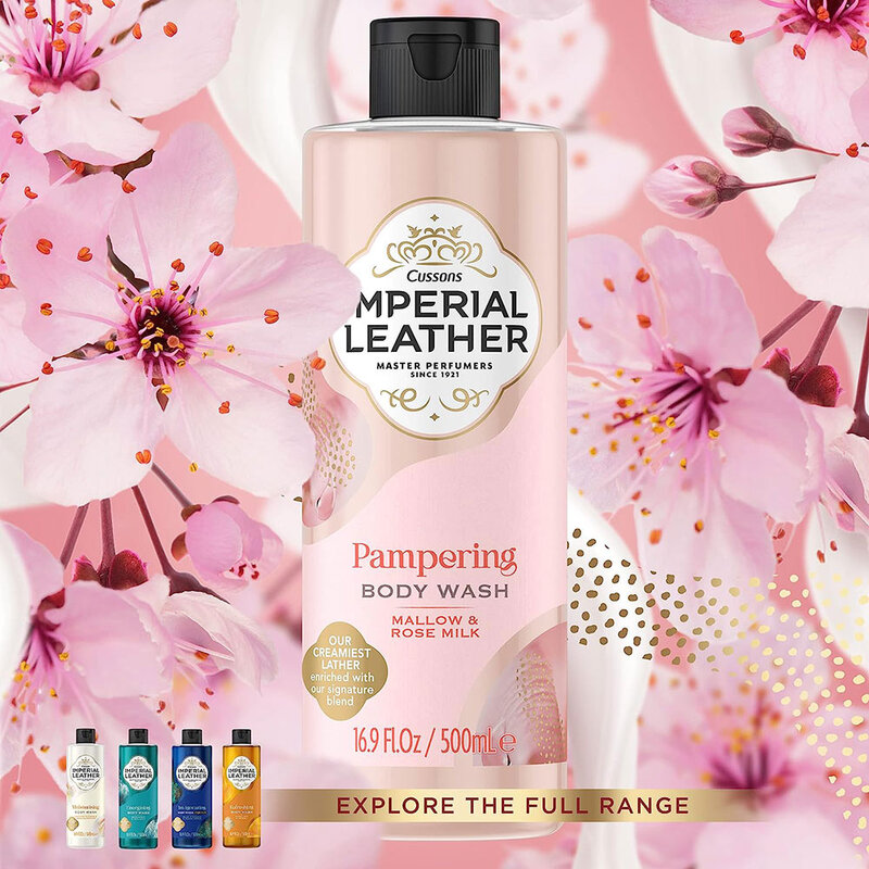 Cussons Imperial Leather Pampering Body Wash Mallow & Rose Milk 500ml