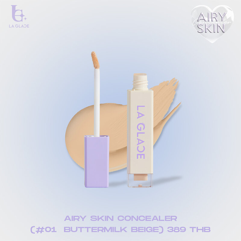LA GLACE Ideal Airy Skin Concealer 6g #01 Buttermilk Beige