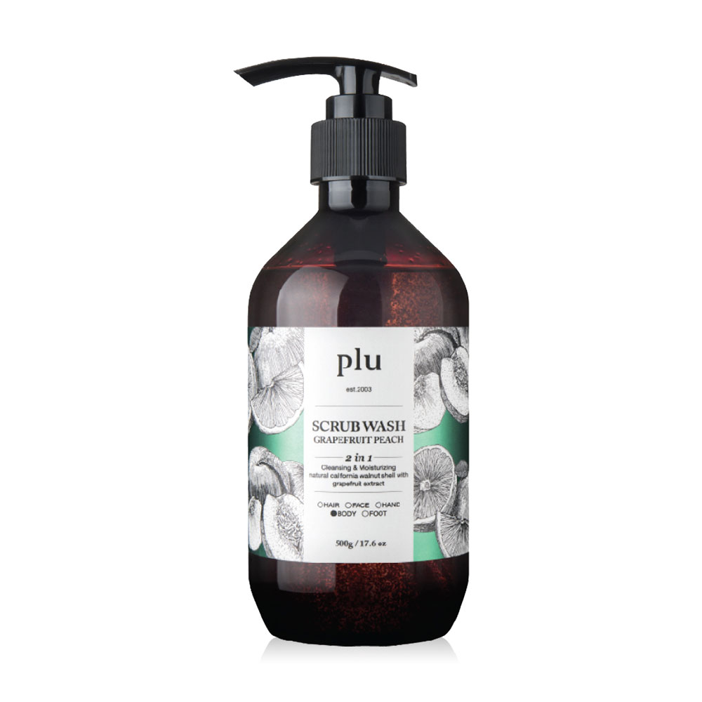 Plu Scrub Wash Grapefruit Peach 500g