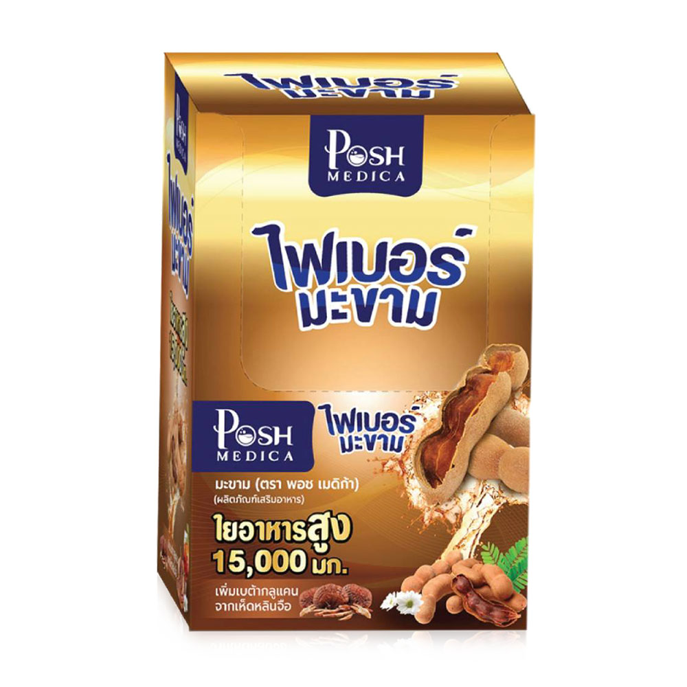 Posh Medica Fiber Tamarind [18g x 6Sachets]