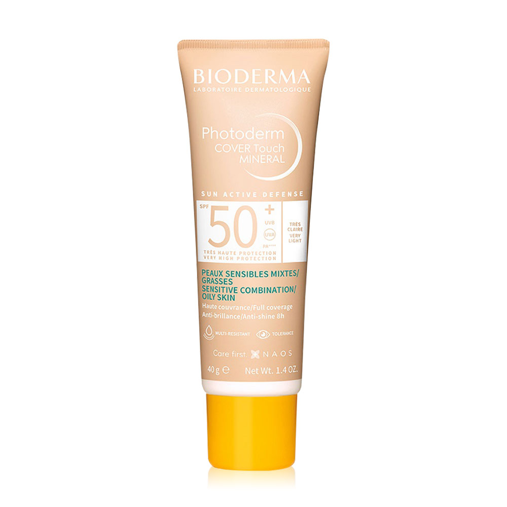 Bioderma Photoderm Cover Touch Mineral SPF50+ PA++++ 40ml #Very Light