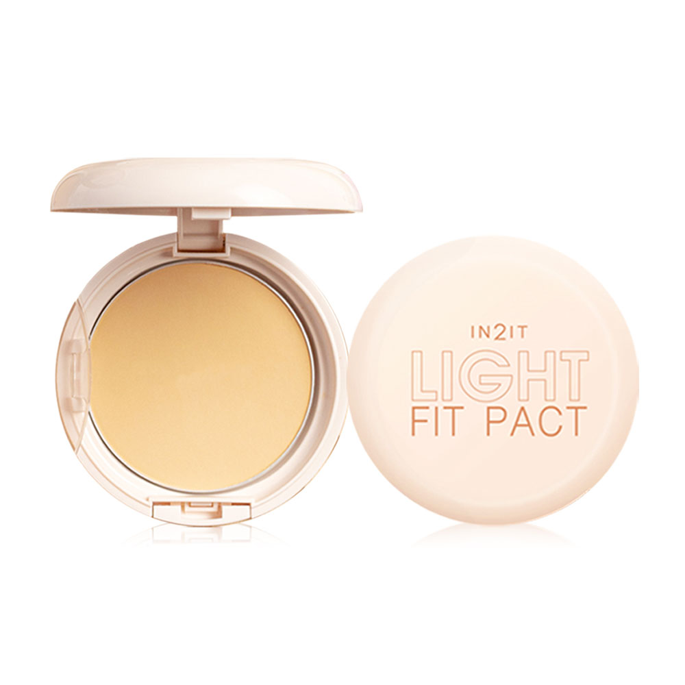 In2It Light Fit Pact 2 Way Powder SPF25 PA+++ 10g #LFP201 Soft
