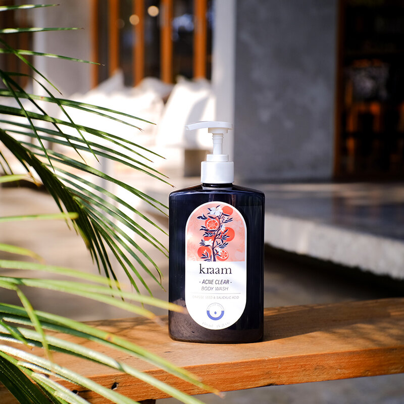Kraam Acne Clear Body Wash Orange Seed & Salicylic Acid 450ml