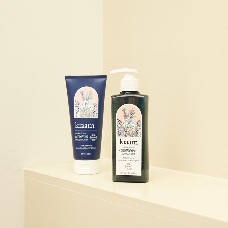 Kraam Hair&Scalp Detoxifying Conditioner Tea Tree Oil & Encapsulated Carrageenan 200ml