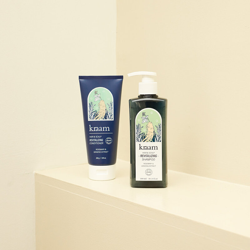Kraam Hair&Scalp Revitalizing Shampoo Rosemary & Ginseng Extract 300ml