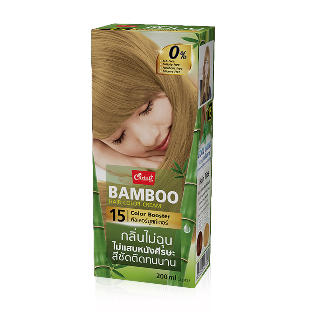 Caring Bamboo Hair Color Cream 100ml #15 Color Booster
